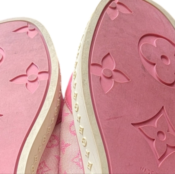 LOUIS VUITTON Monogram Sneakers - PINK - Size 41 - US 11 - Picture 10 of 10